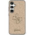 Custodia Guess Fixed Glitter 4G Metal Logo per Samsung Galaxy S25+