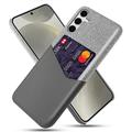 Custodia KSQ con Slot per Schede per Samsung Galaxy S25+ - Grigia