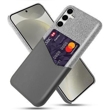 Custodia KSQ con Slot per Schede per Samsung Galaxy S25+ - Grigia