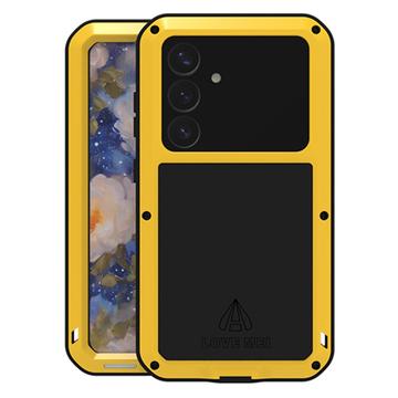 Custodia Ibrida Love Mei Powerful per Samsung Galaxy S25+ - Gialla