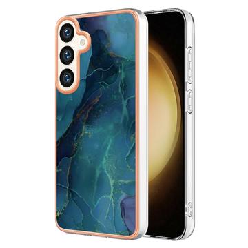 Custodia in TPU elettrolitico per Samsung Galaxy S25+ con motivo marmorizzato IMD
