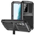 Samsung Galaxy S25+ R-Just Custodia Premium con Kickstand e protezione dello schermo in vetro temperato