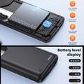 Custodia con batteria di riserva per Samsung Galaxy S25+/S24+ - 10000mAh - Nera