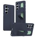 Custodia ibrida Smart Samsung Galaxy S25+ con impugnatura in piedi - Zaffiro