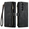 Custodia a Portafoglio Multifunzionale Caseme C30 per Samsung Galaxy S26 - Nera