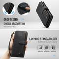 Custodia a Portafoglio Multifunzionale Caseme C30 per Samsung Galaxy S26 - Nera