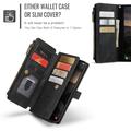 Custodia a Portafoglio Multifunzionale Caseme C30 per Samsung Galaxy S26 - Nera