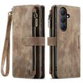 Custodia a Portafoglio Multifunzionale Caseme C30 per Samsung Galaxy S26 - Marrone