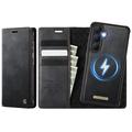 Custodia a portafoglio staccabile 2 in 1 Samsung Galaxy S26 Caseme C49 - Compatibile con MagSafe, RFID - Nera