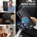 Custodia a portafoglio staccabile 2 in 1 Samsung Galaxy S26 Caseme C49 - Compatibile con MagSafe, RFID - Nera