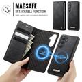 Custodia a portafoglio staccabile 2 in 1 Samsung Galaxy S26 Caseme C49 - Compatibile con MagSafe, RFID - Nera