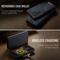 Custodia a portafoglio staccabile 2 in 1 Samsung Galaxy S26 Caseme C49 - Compatibile con MagSafe, RFID - Nera