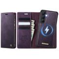 Custodia a portafoglio staccabile 2 in 1 Samsung Galaxy S26 Caseme C49 - Compatibile con MagSafe, RFID - Viola