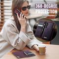 Custodia a portafoglio staccabile 2 in 1 Samsung Galaxy S26 Caseme C49 - Compatibile con MagSafe, RFID - Viola