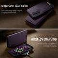 Custodia a portafoglio staccabile 2 in 1 Samsung Galaxy S26 Caseme C49 - Compatibile con MagSafe, RFID - Viola