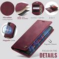 Custodia a portafoglio staccabile 2 in 1 Samsung Galaxy S26 Caseme C49 - Compatibile con MagSafe, RFID - Rossa