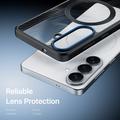 Custodia ibrida Dux Ducis Aimo compatibile con MagSafe per Samsung Galaxy S26 - Nera