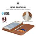 Custodia in Pelle a Portafoglio Samsung Galaxy S26 Dux Ducis Hivo - Marrone
