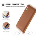 Custodia in Pelle a Portafoglio Samsung Galaxy S26 Dux Ducis Hivo - Marrone