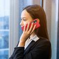 Custodia in Pelle a Portafoglio Dux Ducis Hivo per Samsung Galaxy S26 - Rossa