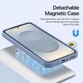 Custodia in pelle a portafoglio con copertura magnetica Dux Ducis Lawa per Samsung Galaxy S26 - Baby Blu