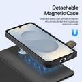Custodia in pelle a portafoglio con copertura magnetica Dux Ducis Lawa per Samsung Galaxy S26 - Nera