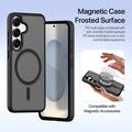 Custodia in pelle a portafoglio con copertura magnetica Dux Ducis Lawa per Samsung Galaxy S26 - Nera