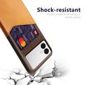 Custodia KSQ con Slot per Schede per Samsung Galaxy S26 Edge - Arancione