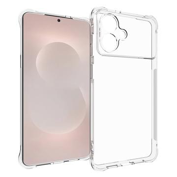 Custodia in silicone antiurto per Samsung Galaxy S26 Edge - Trasparente