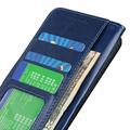 Samsung Galaxy S26 Edge Custodia a portafoglio con supporto - Blu