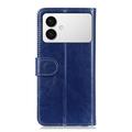 Samsung Galaxy S26 Edge Custodia a portafoglio con supporto - Blu