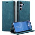 Custodia a Portafoglio Caseme 013 Serie per Samsung Galaxy S26 FE - Blu