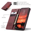 Custodia a Portafoglio Caseme 013 Serie per Samsung Galaxy S26 FE - Rossa