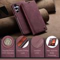 Custodia a Portafoglio Caseme 013 Serie per Samsung Galaxy S26 FE - Rossa