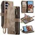 Custodia a Portafoglio Multifunzionale Caseme C30 per Samsung Galaxy S26 FE - Marrone
