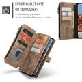 Custodia a Portafoglio Multifunzionale Caseme C30 per Samsung Galaxy S26 FE - Marrone