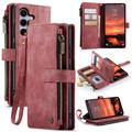 Custodia a Portafoglio Multifunzionale Caseme C30 per Samsung Galaxy S26 FE - Rossa