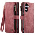 Custodia a Portafoglio Multifunzionale Caseme C30 per Samsung Galaxy S26 FE - Rossa