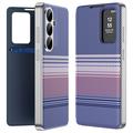 Custodia a libro Smart View con motivo a scacchi e scomparto per carte per Samsung Galaxy S26 FE - Viola