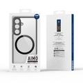Custodia ibrida Dux Ducis Aimo compatibile con MagSafe per Samsung Galaxy S26 FE - Nera