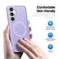 Custodia ibrida per Samsung Galaxy S26 FE Dux Ducis Yind - Compatibile con MagSafe - Viola Chiaro