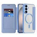 Custodia Samsung Galaxy S26 FE con slot per schede - Compatibile con MagSafe - Blu