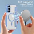 Custodia Samsung Galaxy S26 FE con slot per schede - Compatibile con MagSafe - Blu