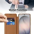 Custodia Samsung Galaxy S26 FE con slot per schede - Compatibile con MagSafe - Marrone