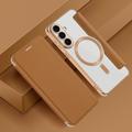 Custodia Samsung Galaxy S26 FE con slot per schede - Compatibile con MagSafe - Marrone