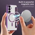 Custodia Samsung Galaxy S26 FE con slot per schede - Compatibile con MagSafe - Viola