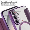 Custodia Samsung Galaxy S26 FE con slot per schede - Compatibile con MagSafe - Viola