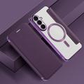 Custodia Samsung Galaxy S26 FE con slot per schede - Compatibile con MagSafe - Viola