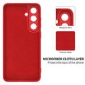 Custodia in silicone liquido con cinghia a mano per Samsung Galaxy S26 FE