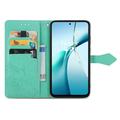 Custodia a portafoglio Mandala per Samsung Galaxy S26 FE con cinturino da polso - Verde menta
